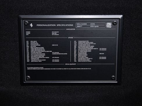 Certified 2022 Ferrari SF90 Spider AWD/4WD image 19