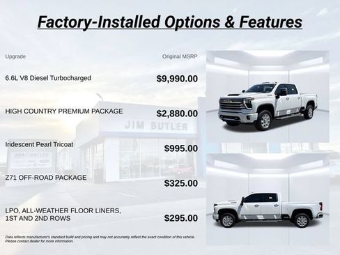 Used 2025 Chevrolet Silverado 3500 High Country w/ High Country Premium Package AWD/4WD image 3