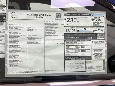 New 2026 Nissan Pathfinder SL image 14