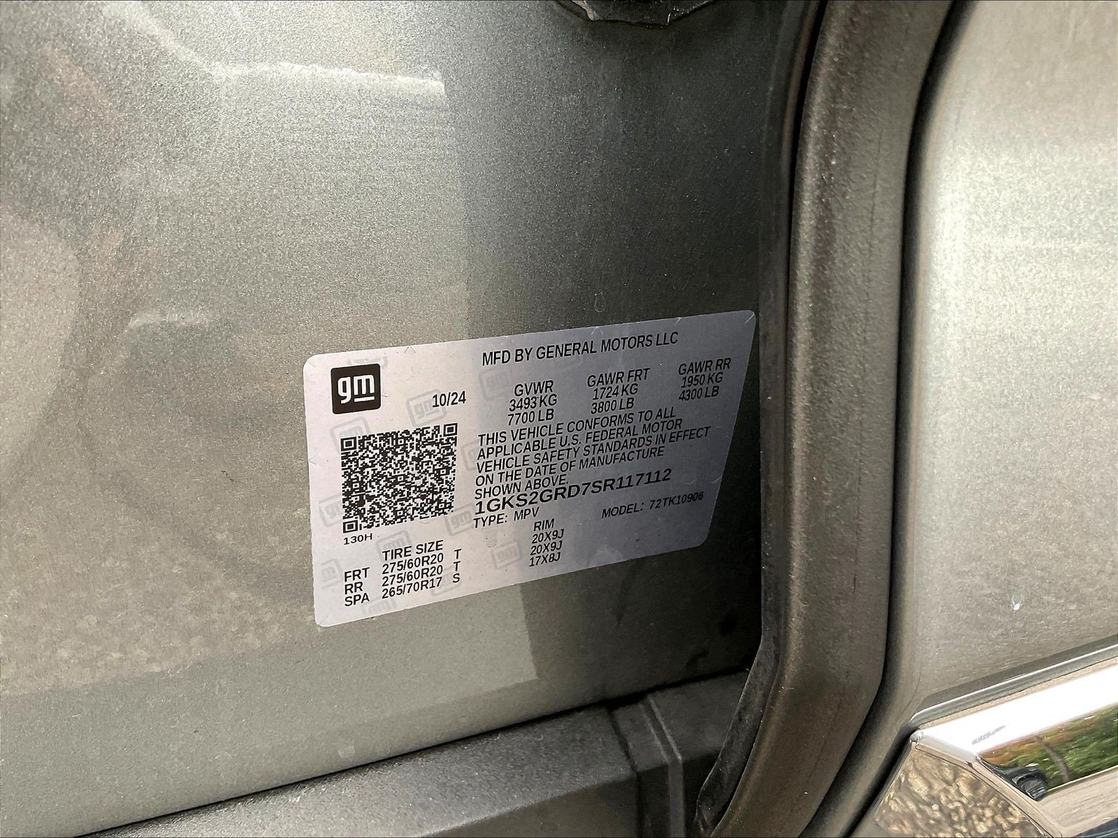 Used 2025 GMC Yukon XL Elevation w/ LPO, Floor Liner Package AWD/4WD image 21