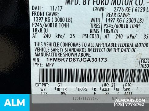 Used 2018 Ford Explorer XLT FWD image 35