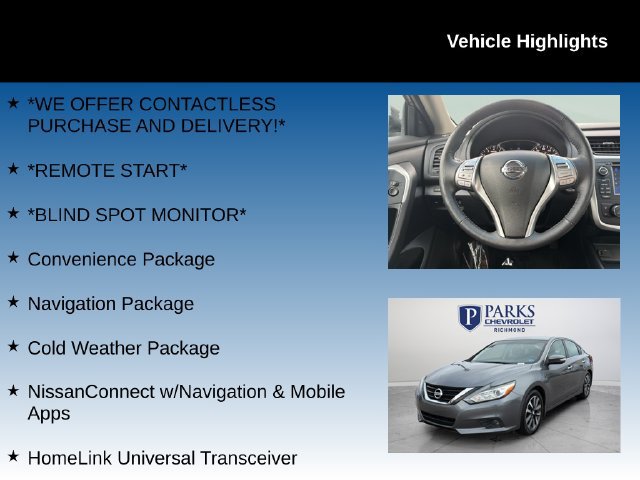 Used 2016 Nissan Altima 2.5 SV w/ Convenience Package FWD image 4