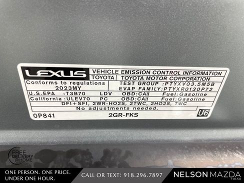 Used 2023 Lexus ES 350 F Sport w/ Accessory Package (Z2) image 46