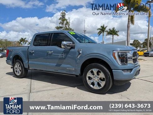Certified 2023 Ford F150 Platinum w/ Equipment Group 701A High image 1