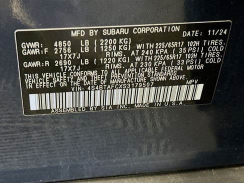 Used 2025 Subaru Outback Premium image 12