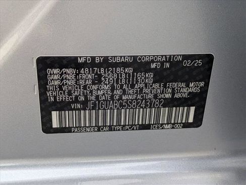 Certified 2025 Subaru Impreza 2.0i image 24