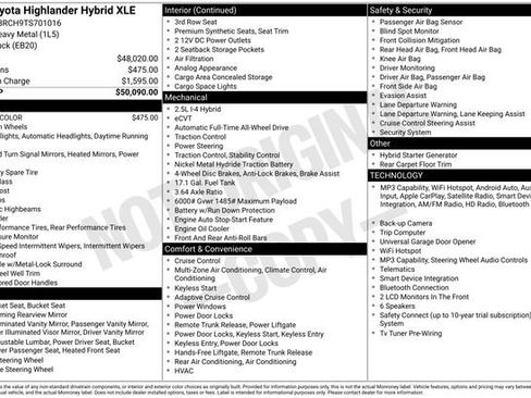 Used 2026 Toyota Highlander XLE AWD/4WD image 24