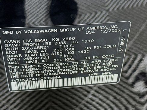 New 2026 Volkswagen Atlas SEL Premium R-Line image 27