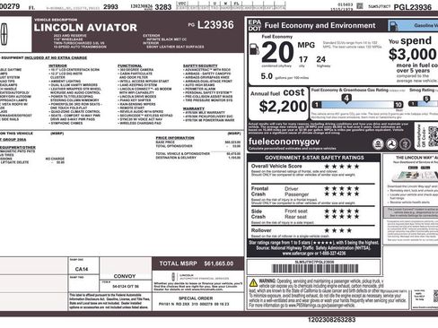 Certified 2023 Lincoln Aviator Reserve AWD/4WD image 5