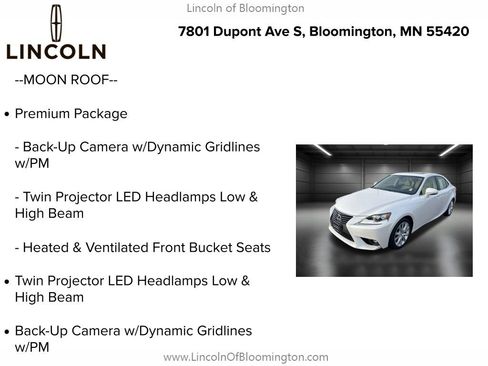 Used 2016 Lexus IS 300 AWD image 4