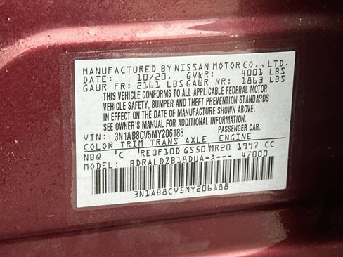 Used 2021 Nissan Sentra SV w/ SV Premium Package FWD image 31