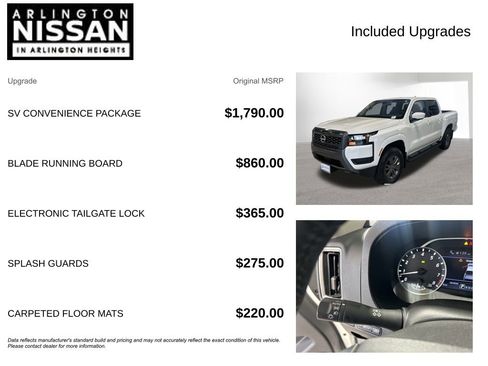 New 2026 Nissan Frontier SV w/ SV Convenience Package image 4