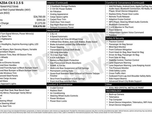 Certified 2023 MAZDA CX-5 AWD 2.5 S image 33