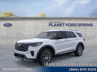 New 2026 Ford Explorer Platinum