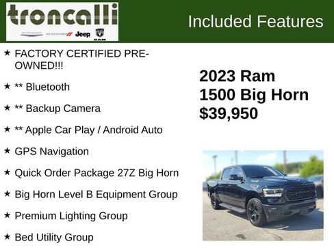 Used 2023 RAM 1500 Big Horn AWD/4WD image 5