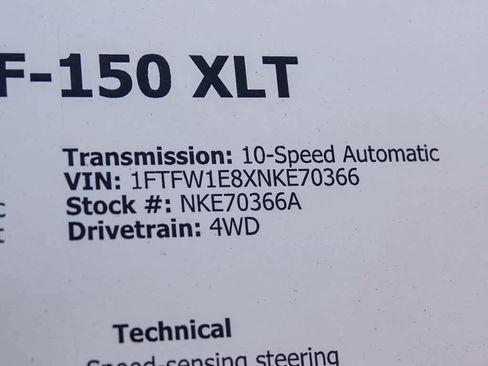 Used 2022 Ford F150 XLT w/ Equipment Group 302A High image 28