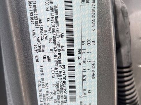 Certified 2024 Lincoln Corsair Grand Touring w/ Equipment Group 301A image 40