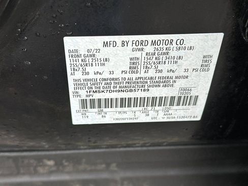 Certified 2022 Ford Explorer XLT image 29