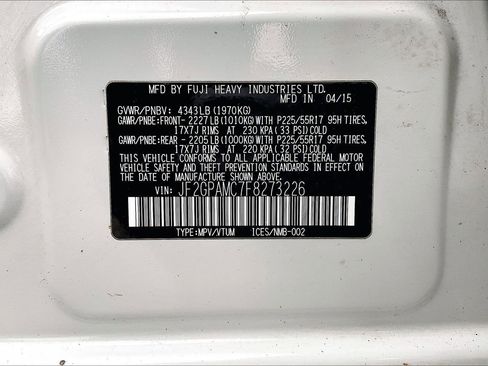 Used 2015 Subaru Crosstrek 2.0i Limited image 31