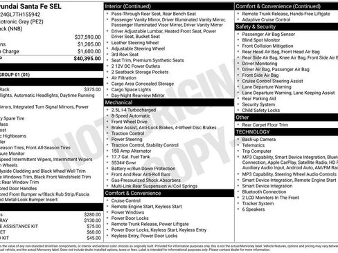 Certified 2026 Hyundai Santa Fe SEL FWD image 33