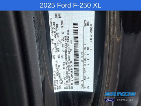 New 2025 Ford F250 XL w/ Snow Plow Prep Package image 16