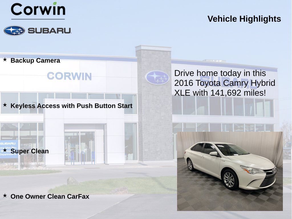 Used 2016 Toyota Camry XLE FWD image 6