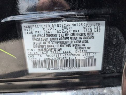 Used 2025 Nissan Sentra SV FWD image 35