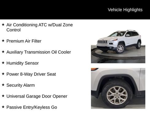 Used 2017 Jeep Cherokee Latitude w/ Comfort/Convenience Group AWD/4WD image 25