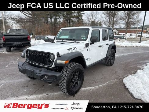 Certified 2025 Jeep Wrangler Willys 4xe image 1