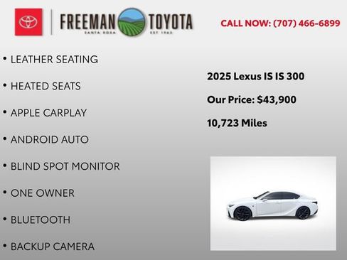 Used 2025 Lexus IS 300 F Sport RWD image 5
