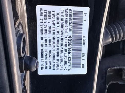 Used 2018 Honda Civic EX image 39