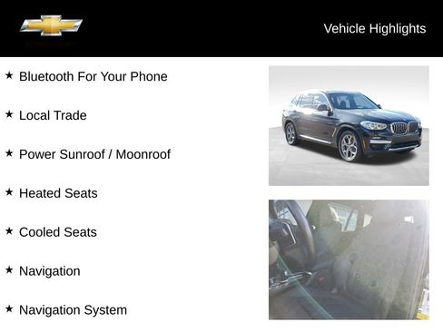 Used 2021 BMW X3 xDrive30i w/ Premium Package image 18