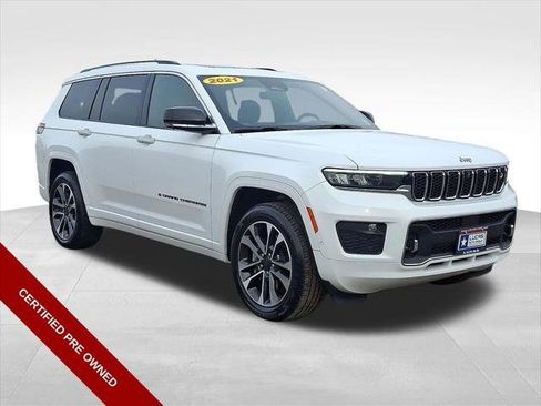 Certified 2021 Jeep Grand Cherokee L Overland w/ Advanced Protech Group III AWD/4WD image 1