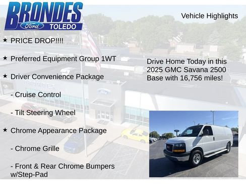 Used 2025 GMC Savana 2500 w/ Driver Convenience Package RWD image 5