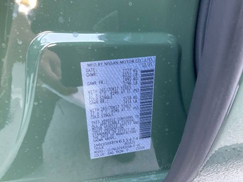 New 2026 Nissan Frontier PRO-4X image 38