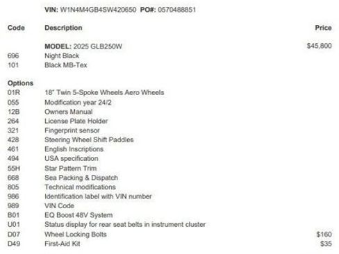 Certified 2025 Mercedes-Benz GLB 250 image 4