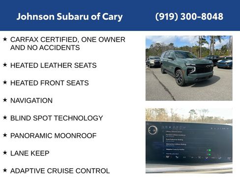 Used 2025 Chevrolet Tahoe RST w/ Sun And Tow Package image 6