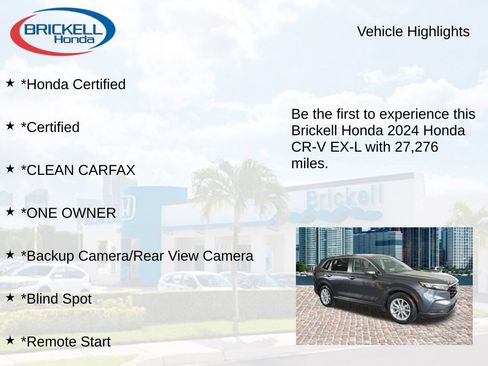 Certified 2024 Honda CR-V EX-L image 9