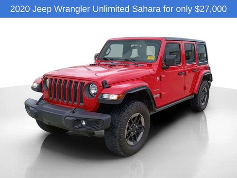 Used 2020 Jeep Wrangler Unlimited Sahara AWD/4WD image 2