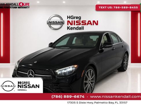 Used 2021 Mercedes-Benz E 450 4MATIC Sedan image 1