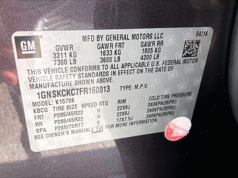 Used 2015 Chevrolet Tahoe LTZ w/ Max Trailering Package image 34