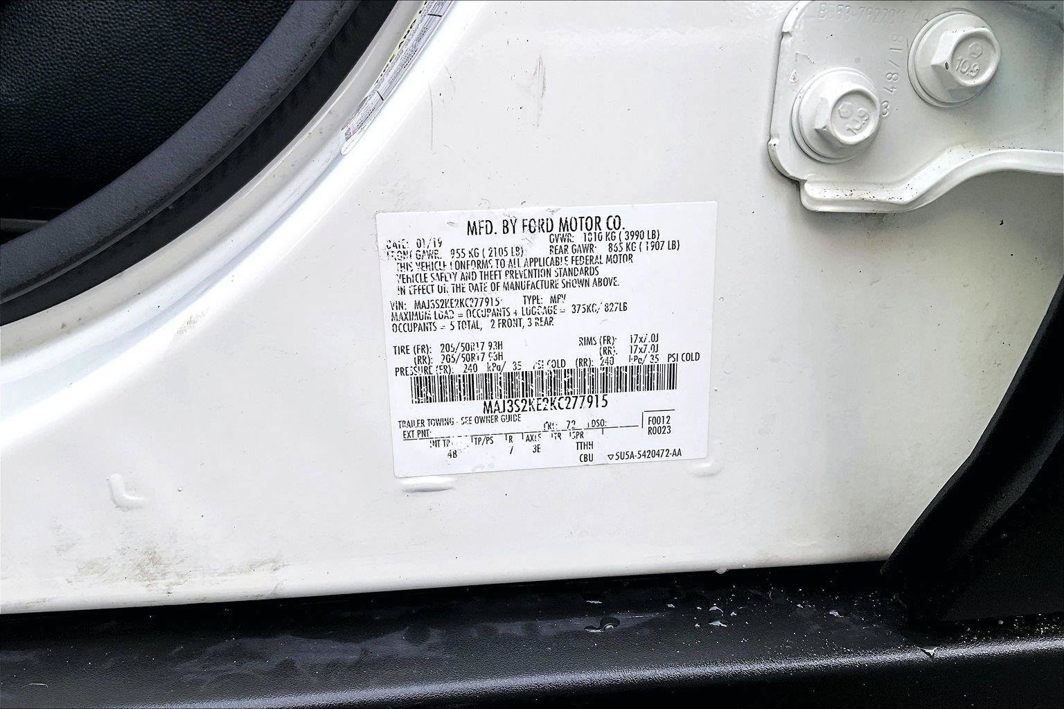 Used 2019 Ford EcoSport Titanium FWD image 19
