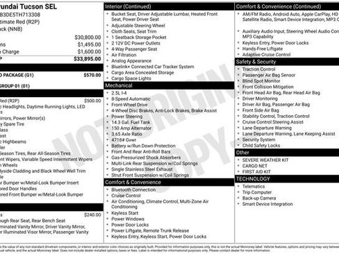 New 2026 Hyundai Tucson SEL w/ Tow & Go Package FWD image 27