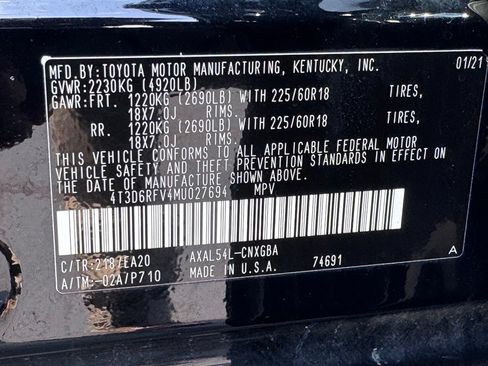 Used 2021 Toyota RAV4 Limited AWD/4WD image 44