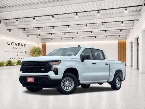 Used 2025 Chevrolet Silverado 1500 W/T w/ LPO, Dark Essentials Package AWD/4WD image 1
