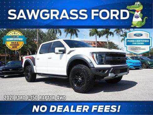 Certified 2021 Ford F150 Raptor w/ Equipment Group 801A High AWD/4WD image 1