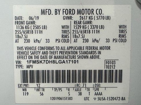 Used 2020 Ford Explorer XLT w/ Equipment Group 202A image 27