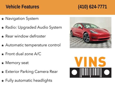 Used 2021 Tesla Model 3 Standard Range Plus RWD image 5