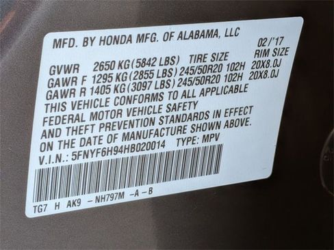 Used 2017 Honda Pilot Touring image 35