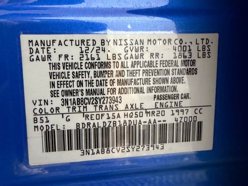 Used 2025 Nissan Sentra SV FWD image 20